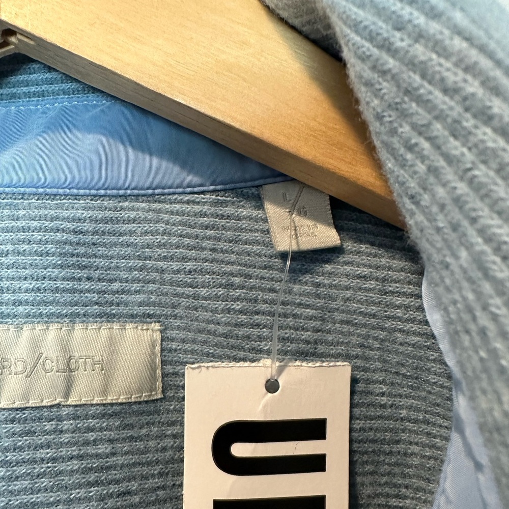 Standard/Cloth Men's Super Soft Shirt Jacket in Sky blue - Picture 4 of 8